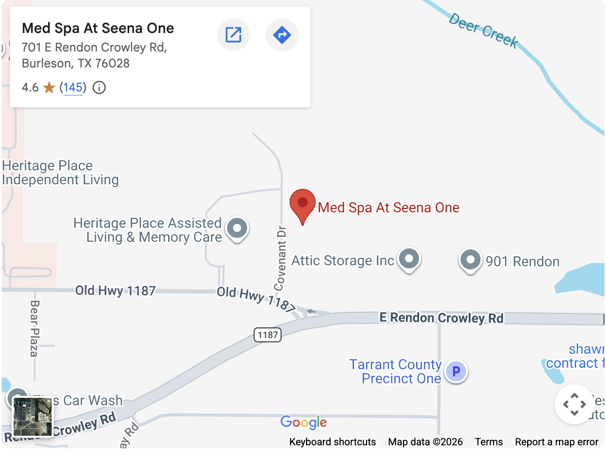 med spa at seena one map